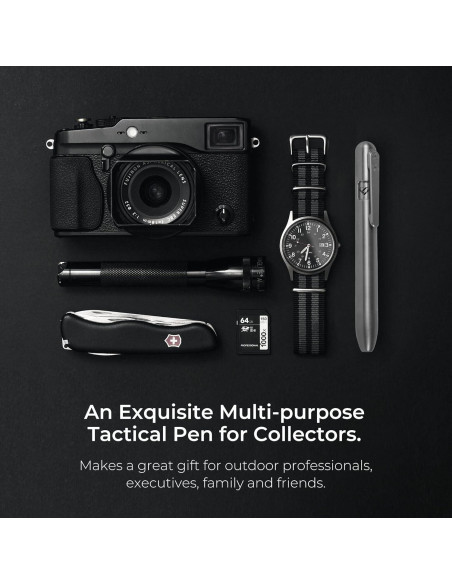 Marcador Permanente Retráctil Soul Built Titanio Punta Fina