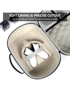 Funda Dura YipuVR para Meta Quest 3S/3, Protección Premium 2