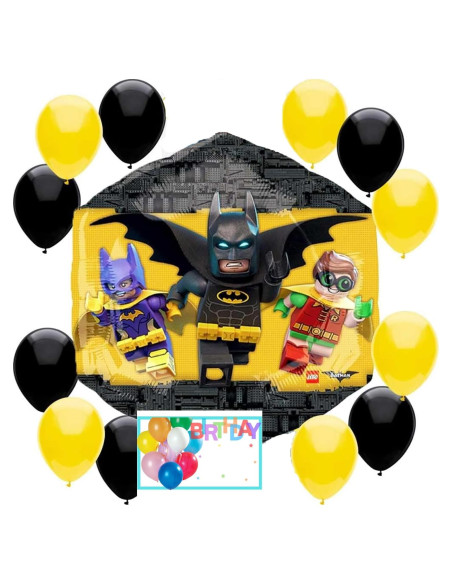 Globos de Foil de Cumpleaños Anagram Lego Batman 81.3 cm