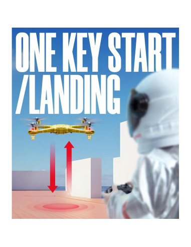 Drone SYMA X440 para Niños, 16 Min de Vuelo, LED 7 Colores