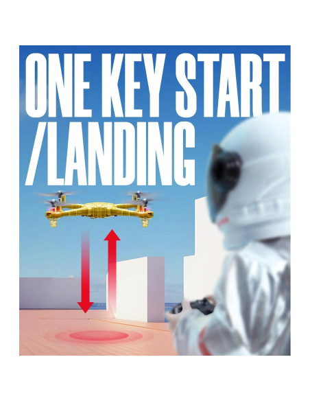 Drone SYMA X440 para Niños, 16 Min de Vuelo, LED 7 Colores