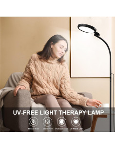 Lámpara de Terapia de Luz 10000 Lux Sin UV - Control Remoto 2