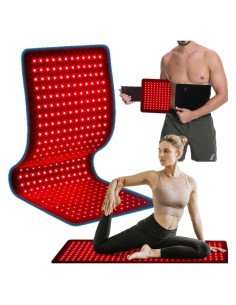 Cinturón de Terapia de Luz Roja GarveeHome 80x30cm 360 LEDs