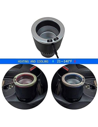 Taza de coche inteligente HPYDIY HE-02 2 en 1 Calienta y Enfría