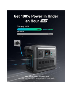 Estación de Energía Portátil Anker SOLIX C1000 1800W Solar 2