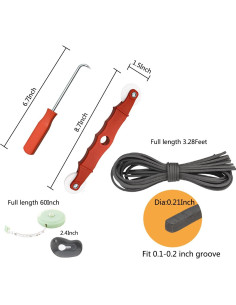 Kit de Reparación de Pantalla de Ventana SOGOO 1.22m x 3.00m 2