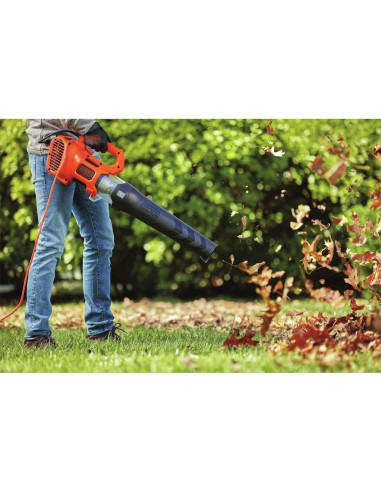 Soplador de Hojas Eléctrico BLACK+DECKER BEBL750 450 CFM