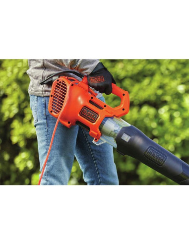 Soplador de Hojas Eléctrico BLACK+DECKER BEBL750 450 CFM