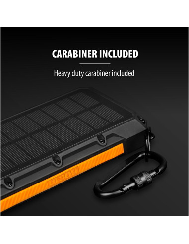 Cargador Solar ToughTested 10,000mAh Inalámbrico IP65
