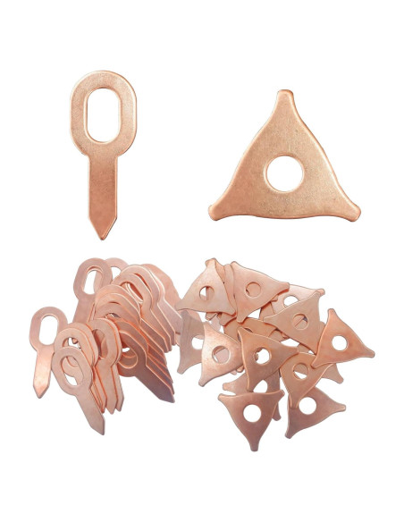 100 Anillos de Tirar Abolladuras GLSJA Triángulo y OT