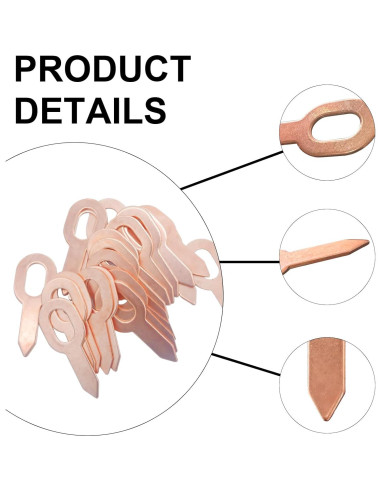 100 Anillos de Tirar Abolladuras GLSJA Triángulo y OT