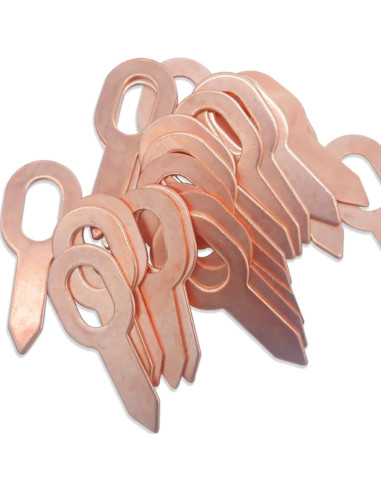 100 Anillos de Tirar Abolladuras GLSJA Triángulo y OT