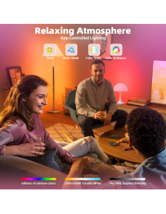 Bombillas Inteligentes 2Pack Zengge RGB 9W E26 800LM Control App 2