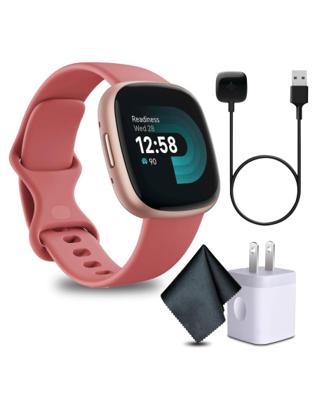 Fitbit Versa 4 Reloj Inteligente Fitness Rosa Cobre GPS 40+ Modos