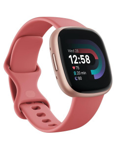 Fitbit Versa 4 Reloj Inteligente Fitness Rosa Cobre GPS 40+ Modos 2
