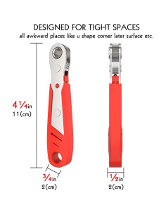 Llave de Carraca LUEXBOX 10.80 cm con Puntas Hexagonales 2