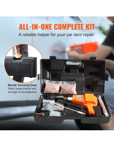 Kit Extractor de Abolladuras VEVOR 800W 5 Modos Herramientas