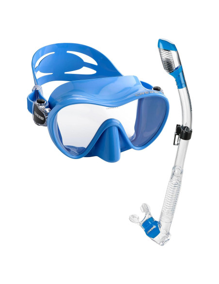 Máscara y Snorkel Cressi ETLY Azul Talla Única