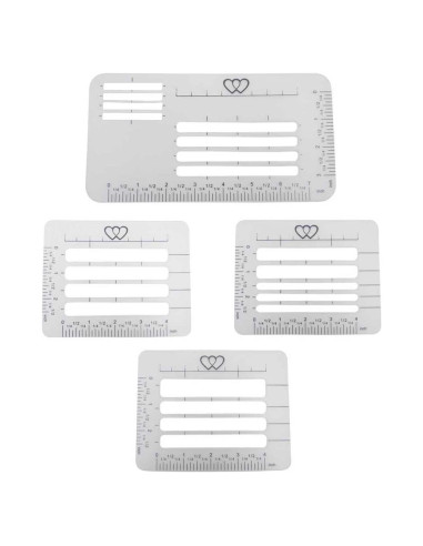 Guía de Dirección de Sobre 4 Piezas Teensery PP Translúcido