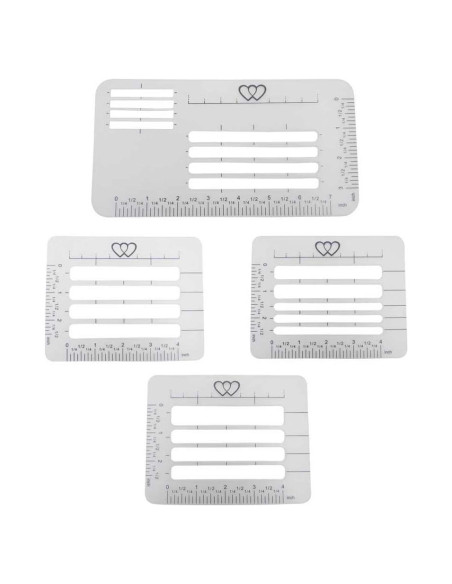 Guía de Dirección de Sobre 4 Piezas Teensery PP Translúcido