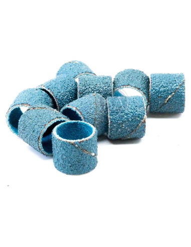 Bandas de Lijado Espiral 1/2" x 1/2" Benchmark Abrasives 60 Grano - Paquete de 10