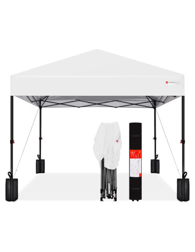 Carpa Plegable Instantánea Mejor Opción 3,05x3,05 m Blanca