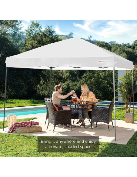 Carpa Plegable Instantánea Mejor Opción 3,05x3,05 m Blanca