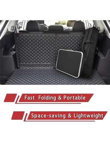 Mesa Plegable Camp Field 60x44 cm Ajustable Negra