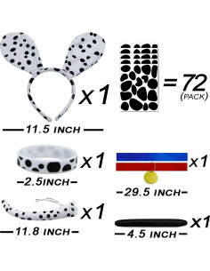 Disfraz de Dálmata para Niños y Adultos - Set Completo DIY 2