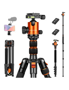 Trípode Profesional JOILCAN 81" Aluminio para Cámara DSLR