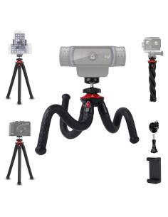 Trípode Mini NexiGo Flexible para Cámara y Teléfono