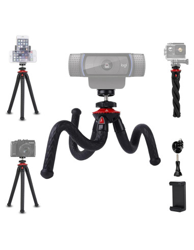 Trípode Mini NexiGo Flexible para Cámara y Teléfono