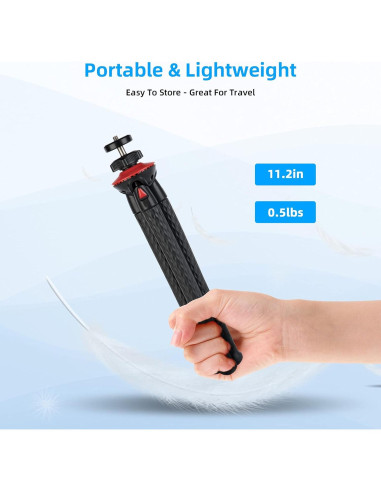 Trípode Mini NexiGo Flexible para Cámara y Teléfono