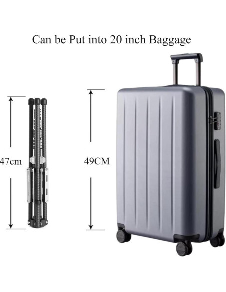 Trípode de Soporte de Luz Marsace MF-01 Fibra de Carbono 47-194 cm