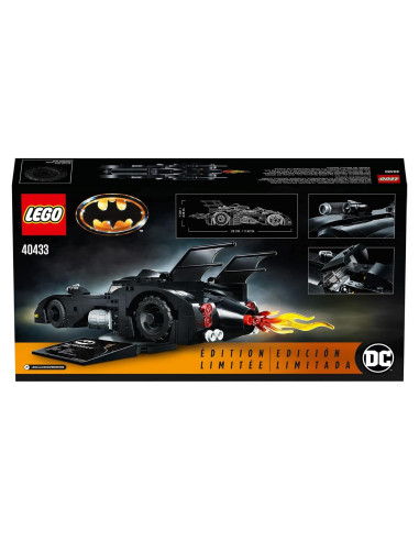 Set LEGO Batmóvil 1989 Edición Limitada 40433 366 Piezas