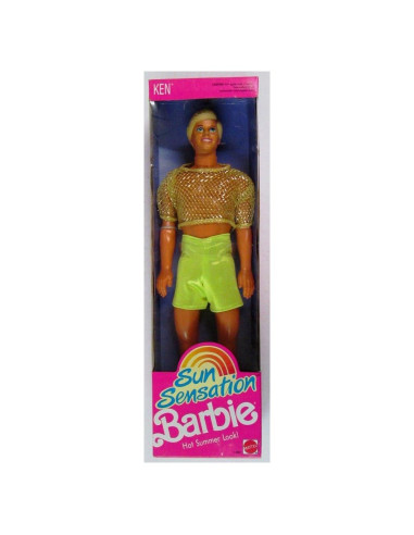 Muñeco Ken Sensación Solar Mattel 29.2 cm Verano 1991