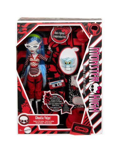 Muñeca Ghoulia Yelps Monster High con Soporte y Accesorios