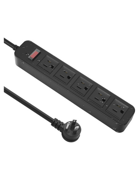 Regleta de Poder Exterior CCCEI 5 Salidas Impermeable 1.83m