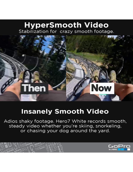 Cámara de Acción GoPro HERO7 Blanco - Impermeable 1080p 10MP
