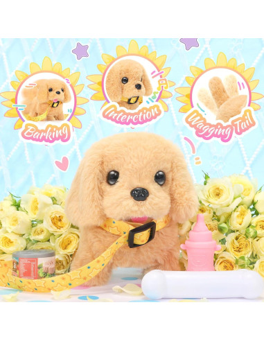 Juguete de Peluche Tagitary Perro Caminante Interactivo 16cm