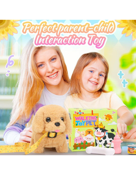 Juguete de Peluche Tagitary Perro Caminante Interactivo 16cm