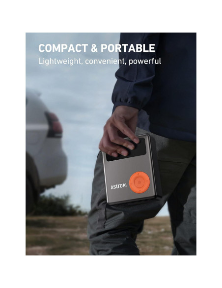 Arrancador de Coche AstroAI DK-MF139 1750A con Compresor 150PSI