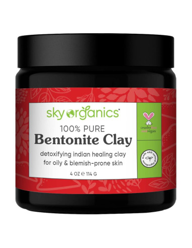 Arcilla Bentonita Desintoxicante Sky Organics 113.4 g - Piel Grasa