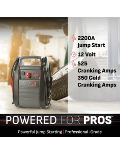 Arrancador de Baterías Schumacher DSR165 2200A 12V Portátil 2