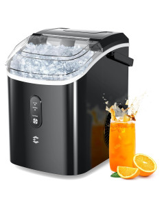 Fabricador de Hielo Nugget Easyera N280G, 15 kg/día, Portable