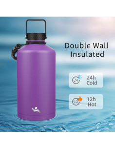 Botella de Agua Aislada Konokyo 3L con Pajilla y Mango 2