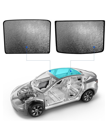 Sombrilla Plegable para Ventana Tesla Model Y 2016-2023