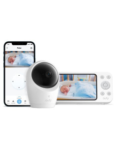 Monitor de Bebé Eufy E20 con Cámara 2K HD y Pantalla 5''