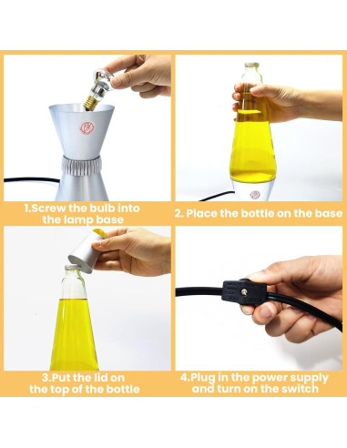 Lámpara de Movimiento HURODEN 15 cm Luz Nocturna Amarilla