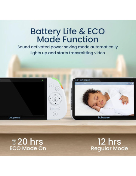 Monitor de Bebé Hisense Max View 5.5" Full HD 2 Cámaras